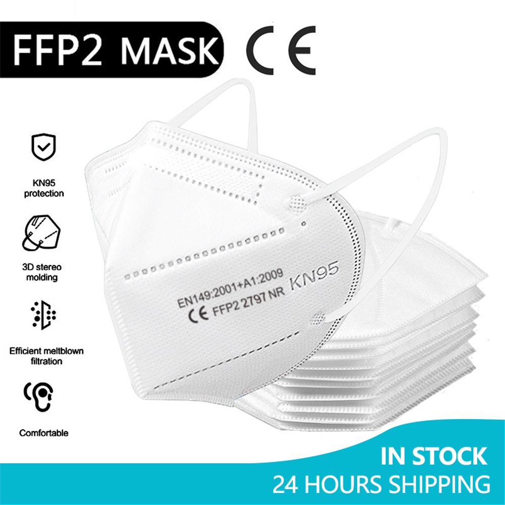 Disposable Surgical Mask - 10-100 pièces ffp2mask CE Mascarillas Kn95,